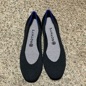 Black Rothy’s ballet flat size 10 41 never worn
